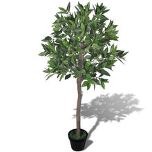 Load image into Gallery viewer, 120 cm VidaXL Artificial Bushy Bay Tree with Pot
