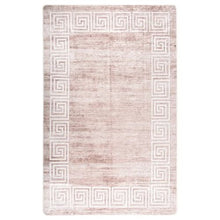 Load image into Gallery viewer, None Slip Washable Rectangle Rug - BEIGE &amp; WHITE- MULTIPLE SIZES AVAILABLE
