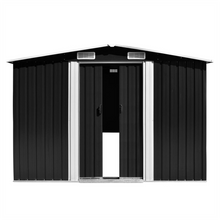 Load image into Gallery viewer, VidaXL Metal Shed Anthracite - MULTIPLE SIZES AVAILABLE
