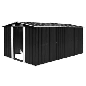 VidaXL Metal Shed Anthracite - MULTIPLE SIZES AVAILABLE