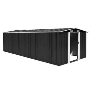 VidaXL Metal Shed Anthracite - MULTIPLE SIZES AVAILABLE