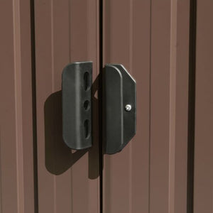 VidaXL Metal Shed Brown - MULTIPLE SIZES AVAILABLE