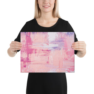 Pink Oil Painting Canvas