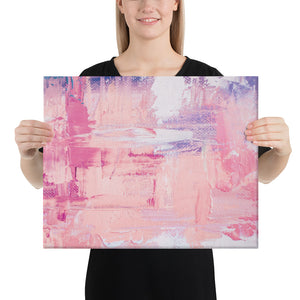Pink Oil Painting Canvas