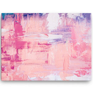 pink oil painting canvas picture