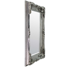 Load image into Gallery viewer, Carved Louis Wall Mirror - Silver
