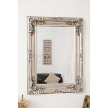 Load image into Gallery viewer, silver antique wall mirror
