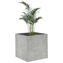 Load image into Gallery viewer, 40cm Planter Box Concrete Grey Engineered Wood
