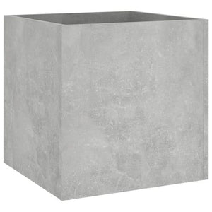 40cm Planter Box Concrete Grey Engineered Wood