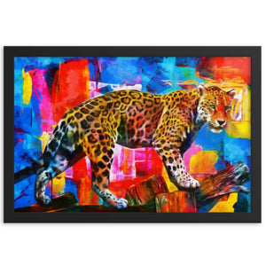 Colourful Tiger Wall Art
