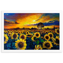 Load image into Gallery viewer, sunflower wall art
