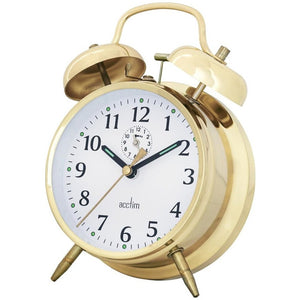 gold bedroom alarm clock