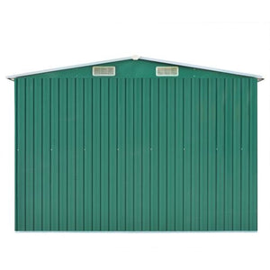 VidaXL Metal Shed Green - MULTIPLE SIZES AVAILABLE