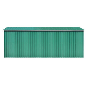 VidaXL Metal Shed Green - MULTIPLE SIZES AVAILABLE