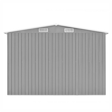 Load image into Gallery viewer, VidaXL Metal Shed Grey- MULTIPLE SIZES AVAILABLE
