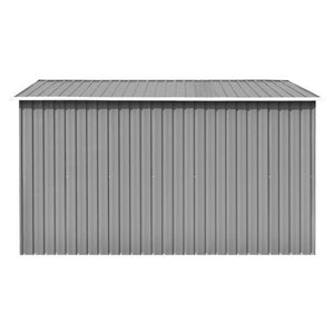 VidaXL Metal Shed Grey- MULTIPLE SIZES AVAILABLE