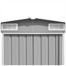 Load image into Gallery viewer, VidaXL Metal Shed Grey- MULTIPLE SIZES AVAILABLE
