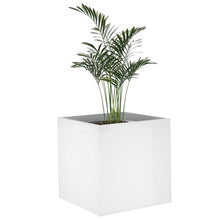 Load image into Gallery viewer, 40cm Planter High Glossed White Engineered Wood
