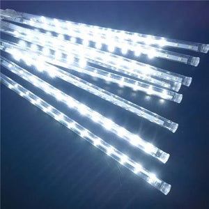 Meteor Shower Effect Christmas Decoration 2024 Led Lights Decorations For Outdoor Tree Lighting Festoon