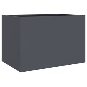 VidaXL Anthracite Planter Cold-rolled Steel - MULTIPLE SIZES AVAILABLE