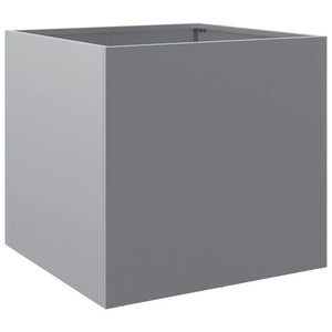 Vida Silver Grey Planter Galvanised Steel - MULTIPLE SIZES AVAILABLE