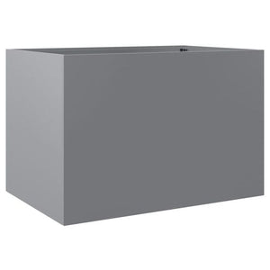 Vida Silver Grey Planter Galvanised Steel - MULTIPLE SIZES AVAILABLE