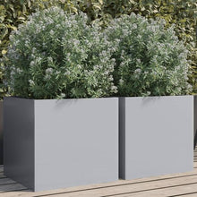 Load image into Gallery viewer, Vida Silver Grey Planter Galvanised Steel - MULTIPLE SIZES AVAILABLE
