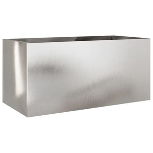 VidaXL Silver Planter Stainless Steel - MULTIPLE SIZES AVAILABLE