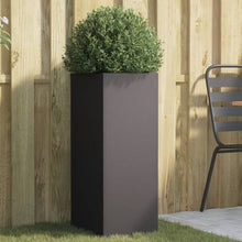 Load image into Gallery viewer, VidaXL Black Planter Cold-rolled Steel - MULTIPLE SIZES AVAILABLE
