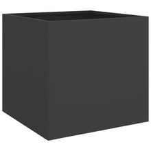 Load image into Gallery viewer, VidaXL Black Planter Cold-rolled Steel - MULTIPLE SIZES AVAILABLE
