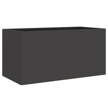 Load image into Gallery viewer, VidaXL Black Planter Cold-rolled Steel - MULTIPLE SIZES AVAILABLE
