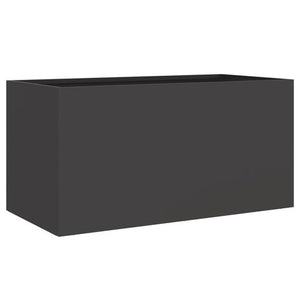 VidaXL Black Planter Cold-rolled Steel - MULTIPLE SIZES AVAILABLE