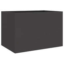 Load image into Gallery viewer, VidaXL Black Planter Cold-rolled Steel - MULTIPLE SIZES AVAILABLE
