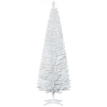 Load image into Gallery viewer, 6 ft Slim White Artificial Christmas Tree
