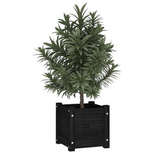 Load image into Gallery viewer, VidaXL Garden Planter 31 x 31 x 31 cm Solid Pinewood Black
