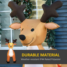 Load image into Gallery viewer, 6ft Christmas Inflatable Reindeer Decor Xmas Lights Indoor and Outdoor Animal
