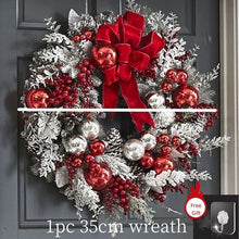 Load image into Gallery viewer, Christmas Wreath Rattan Set Wreaths For Doors Garland Outdoor Home Decor
