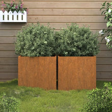 Load image into Gallery viewer, VidaXL Rusty Planters Corten Steel - MULTIPLE SIZES AVAILABLE
