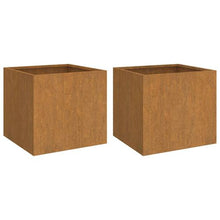 Load image into Gallery viewer, VidaXL Rusty Planters Corten Steel - MULTIPLE SIZES AVAILABLE
