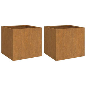 VidaXL Rusty Planters Corten Steel - MULTIPLE SIZES AVAILABLE