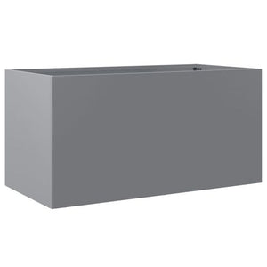 Vida Silver Grey Planter Galvanised Steel - MULTIPLE SIZES AVAILABLE