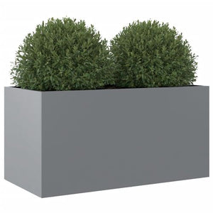 Vida Silver Grey Planter Galvanised Steel - MULTIPLE SIZES AVAILABLE