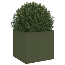 Load image into Gallery viewer, VidaXL Olive Green Planter Cold-rolled Steel - MULTIPLE SIZES AVAILABLE
