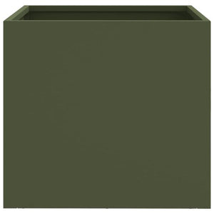 VidaXL Olive Green Planter Cold-rolled Steel - MULTIPLE SIZES AVAILABLE