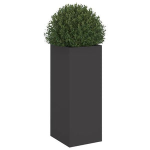 VidaXL Black Planter Cold-rolled Steel - MULTIPLE SIZES AVAILABLE