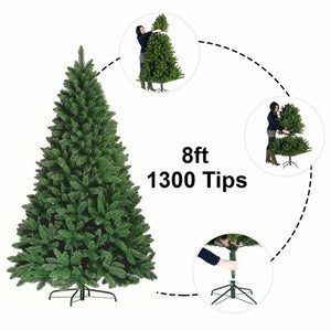 8 FT Green Artificial Colardo Pine Artificial Xmas Tree