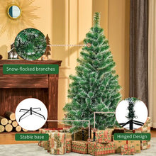 Load image into Gallery viewer, 5ft Indoor Christmas Tree Artificial Deco Xmas Gift Metal Stand 416 Tips
