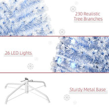 Load image into Gallery viewer, 6 Ft Artificial Fibre Optic Christmas Tree 26 LED
