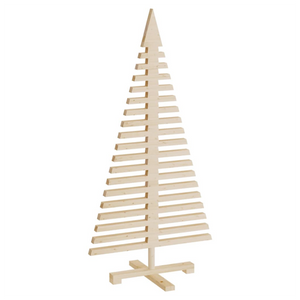 vidaXL Wooden Christmas Tree for Decoration 120 cm Solid Wood Pine