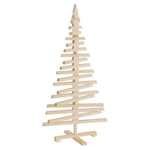 vidaXL Wooden Christmas Tree for Decoration 120 cm Solid Wood Pine